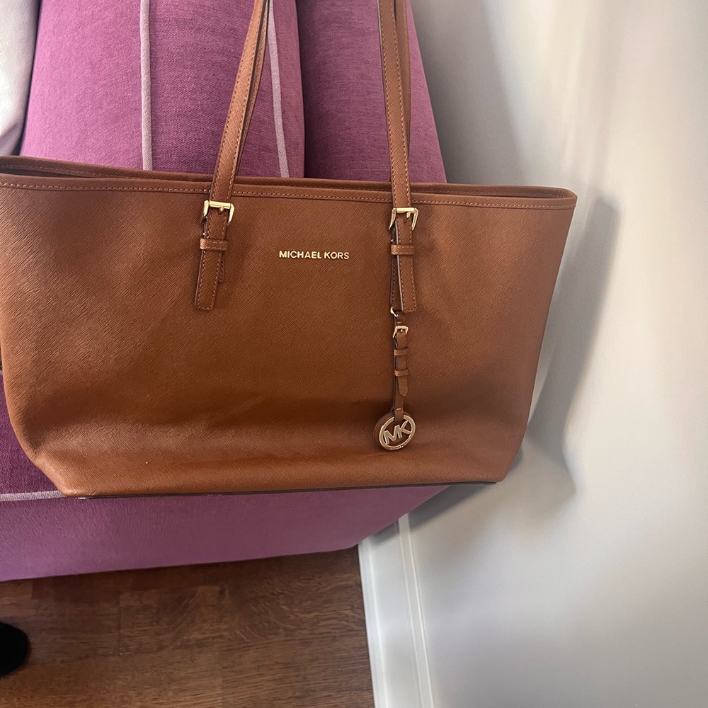 Michael Kors Brown Tote Bag